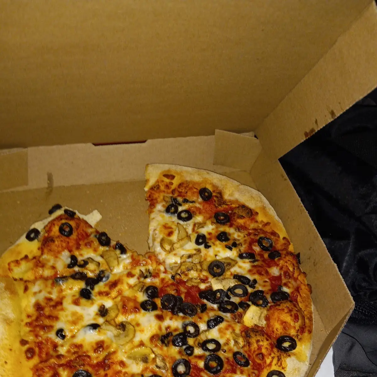 Olive Mushroom Pizza