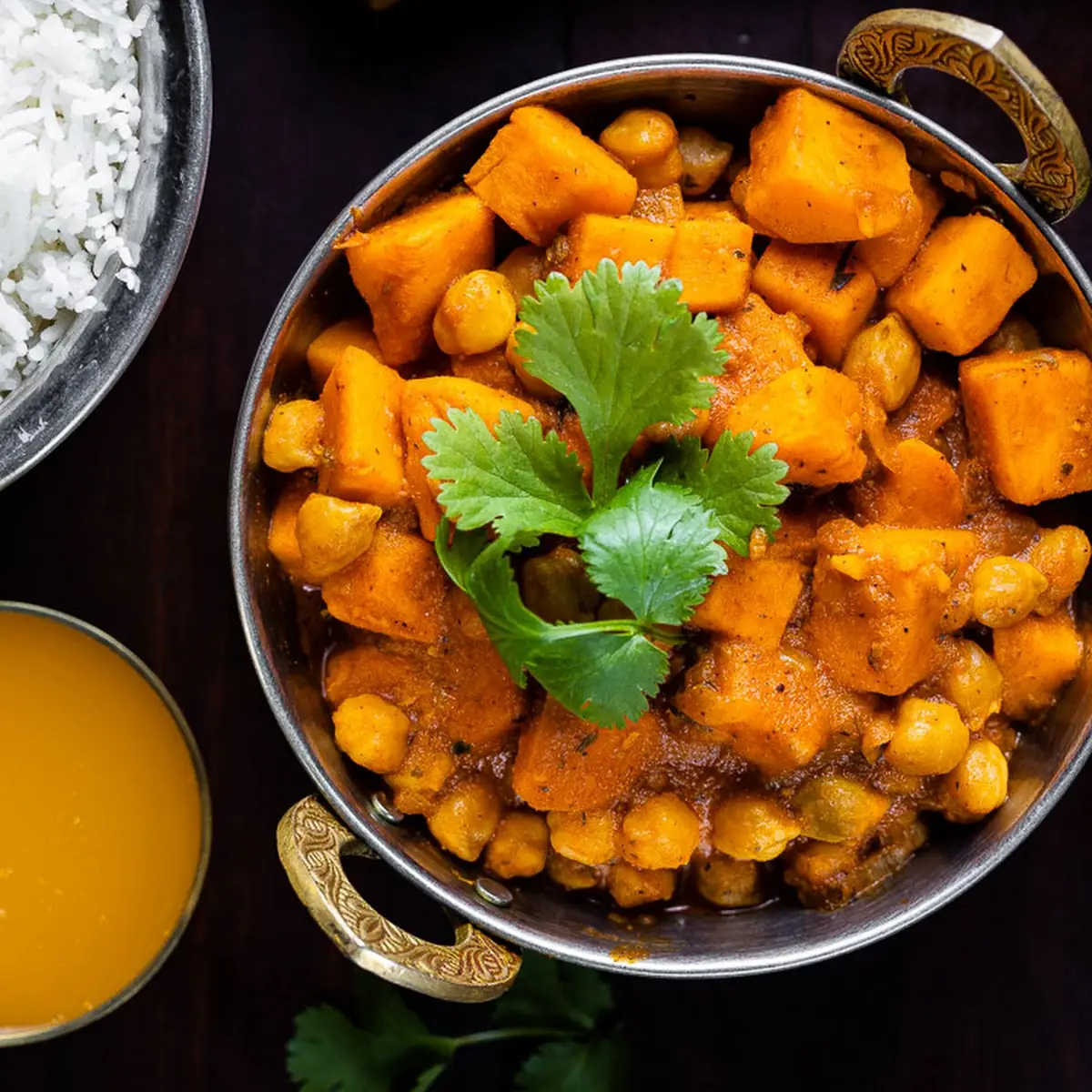 Vegan Chickpea and Sweet Potatoes
