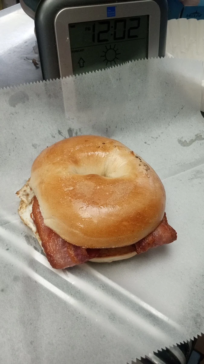 Bacon Egg Cheese Bagel