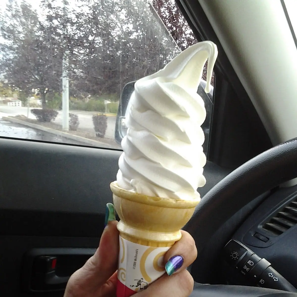 Soft Serve Ice Cream Cone