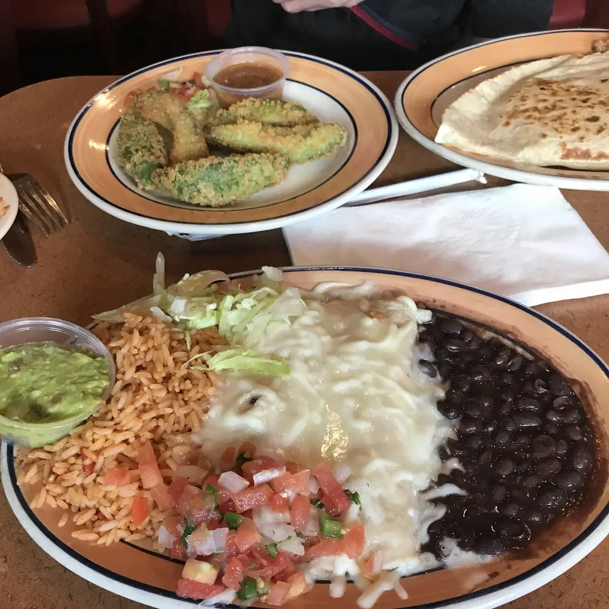 Chicken Enchilada Platter