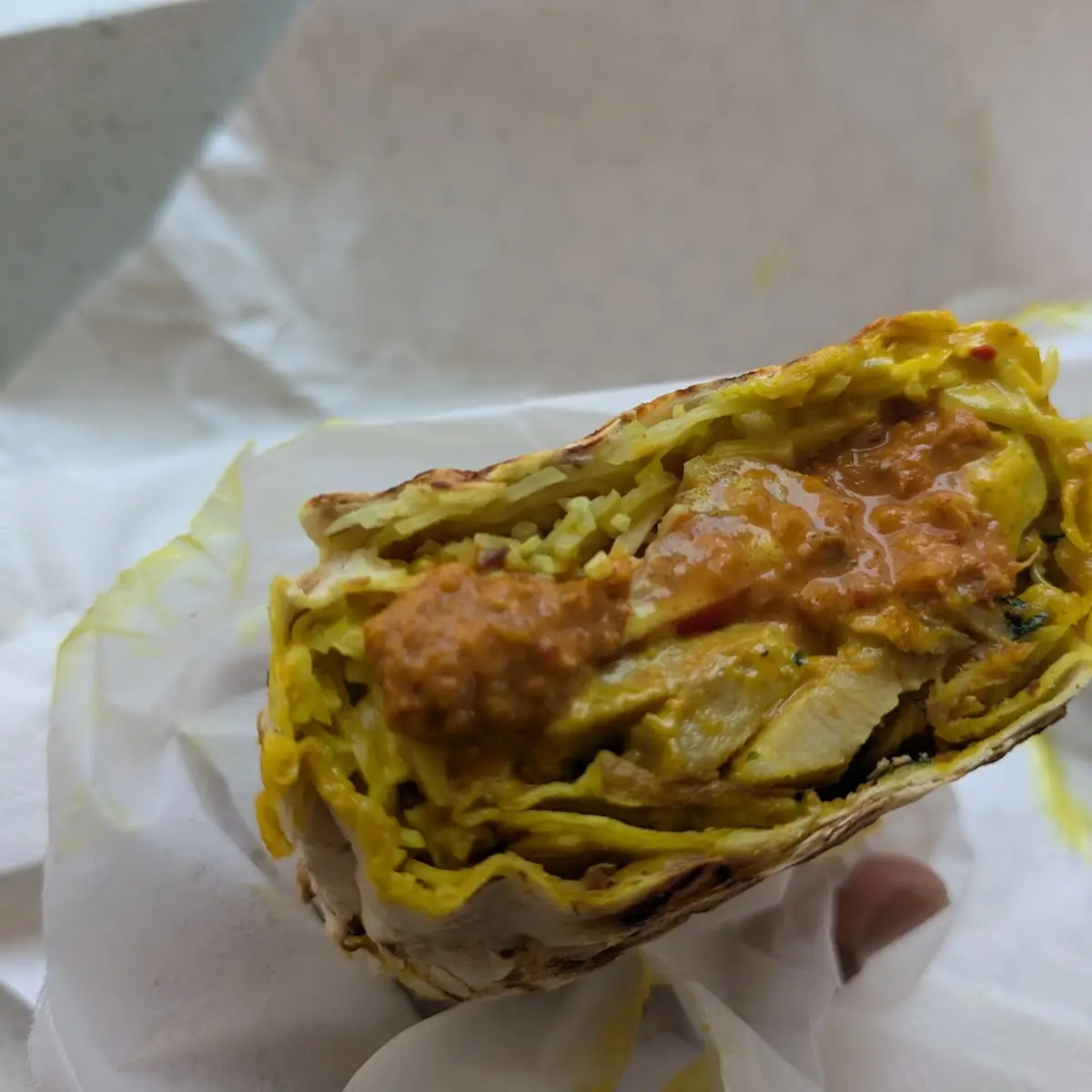 5 Curry Chicken Wrap