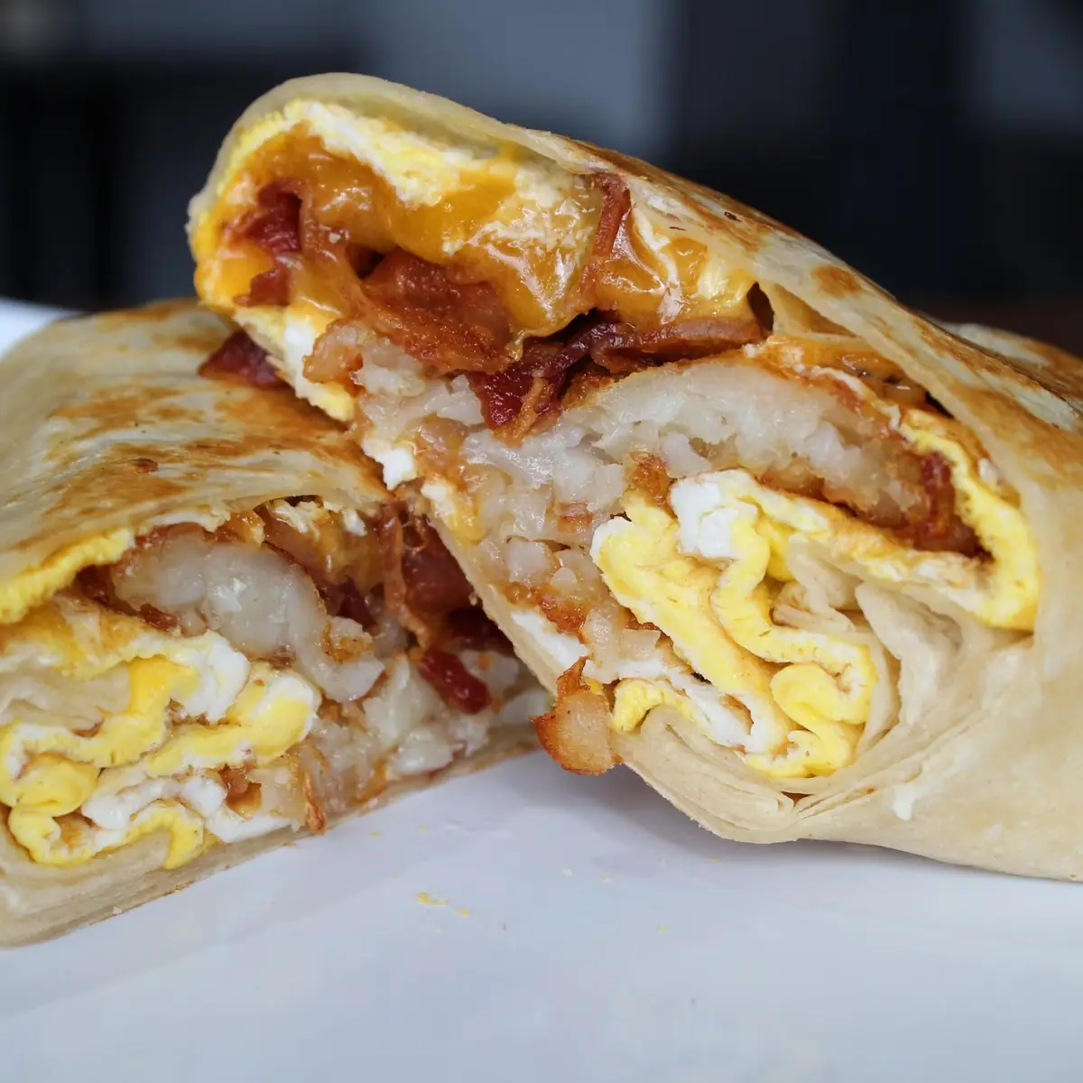 The Breakfast Burrito with Hashbrown