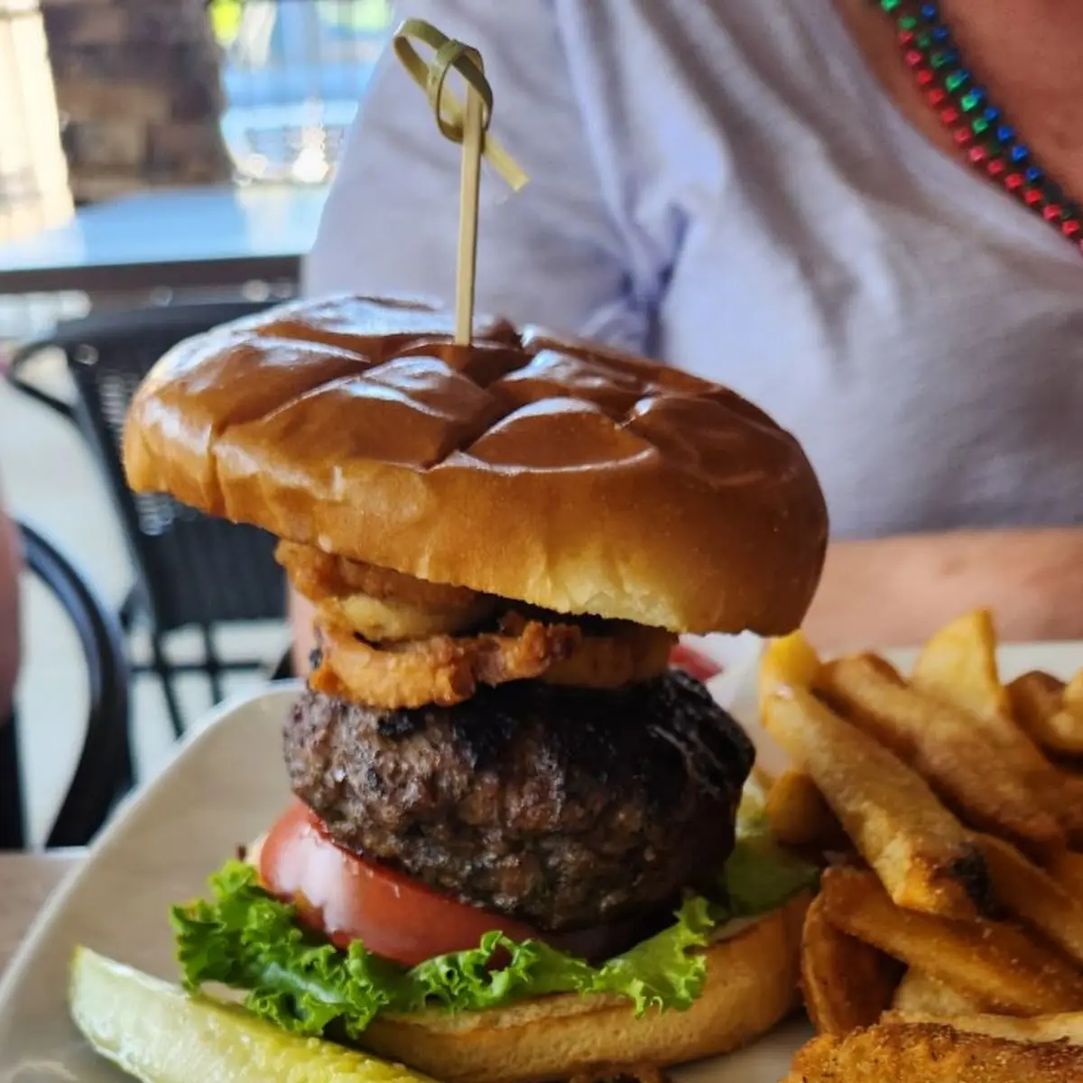 Portobello Caprese Burger (Not Meat)