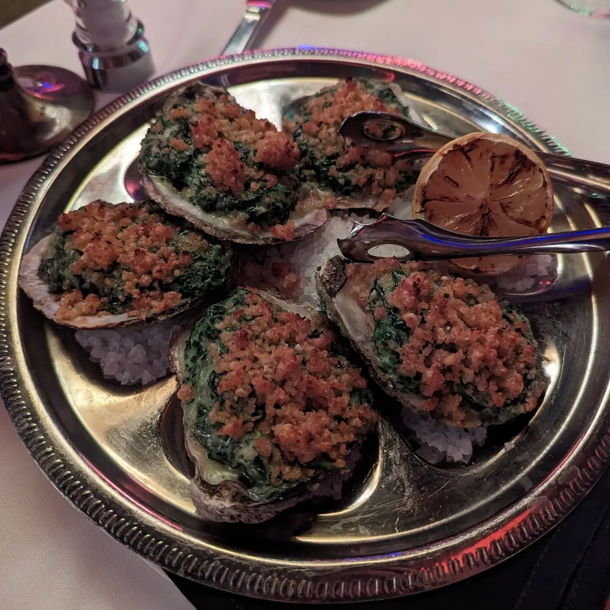 Oysters Rockefeller