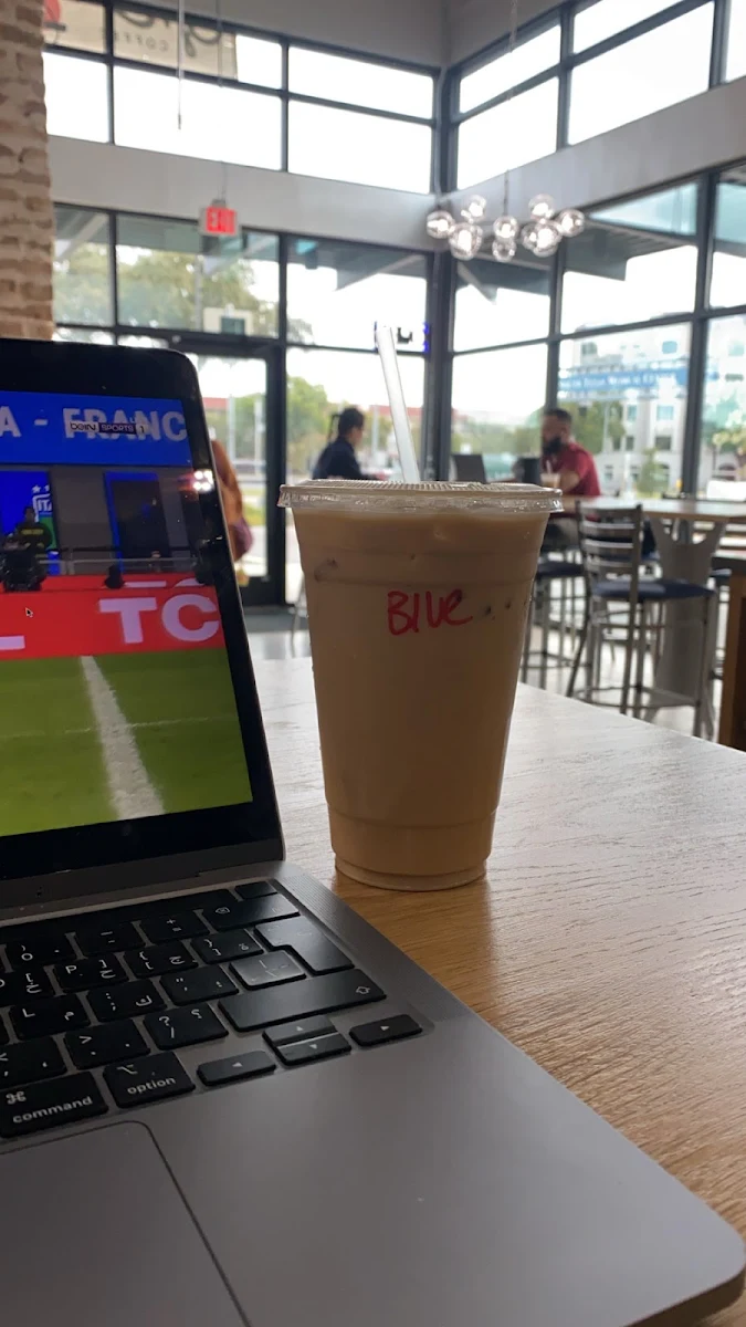 Blue Moon Latté