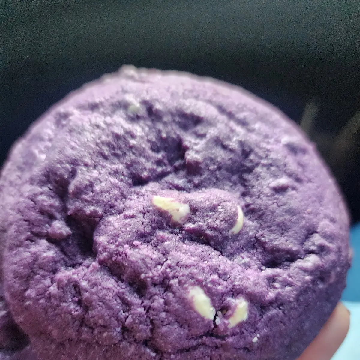 Ube White Chocolate Cookie
