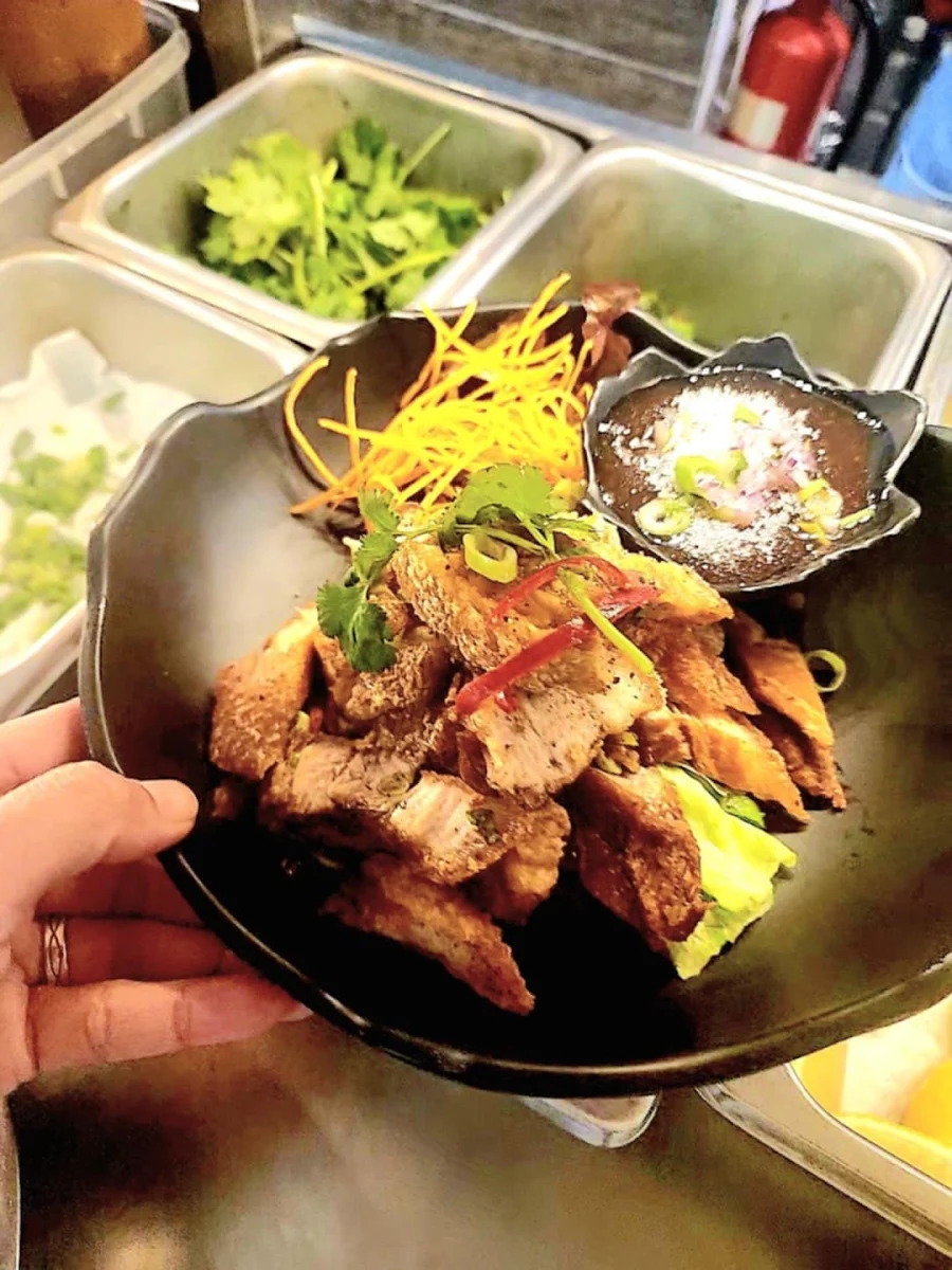 Cryingtiger BBQ Beef, Aura Thai Restaurant (Narrabeen)