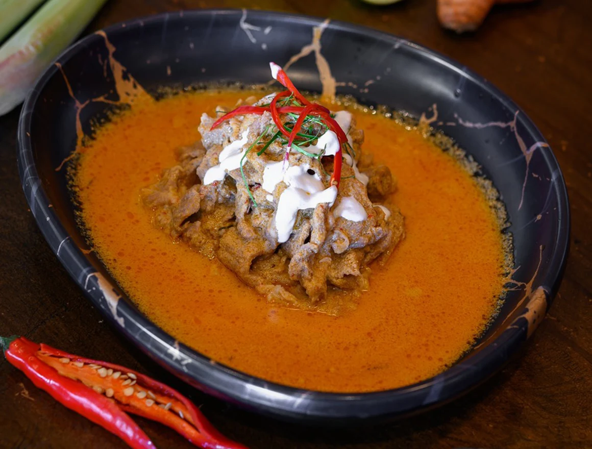 Pork Panaeng Curry, Aura Thai Restaurant (Narrabeen)