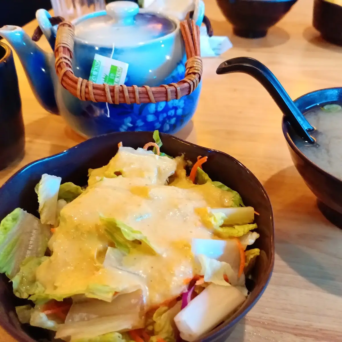 Miso Soup and Salad