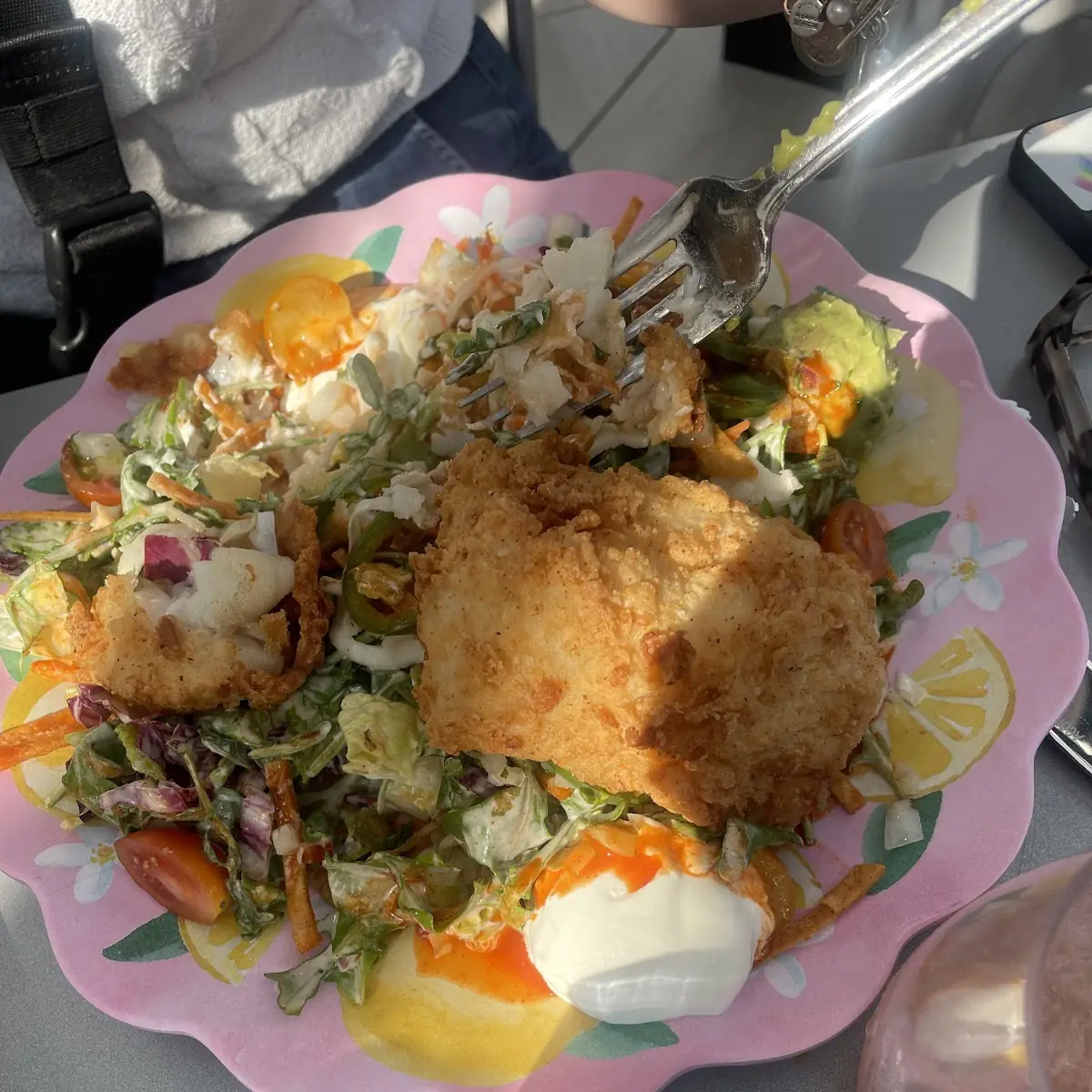 Fish Taco Salad