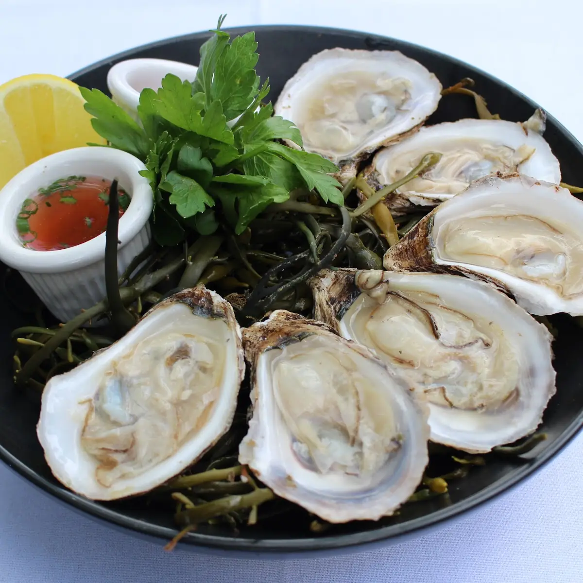 Raspberry Point Oysters on the Half Shell