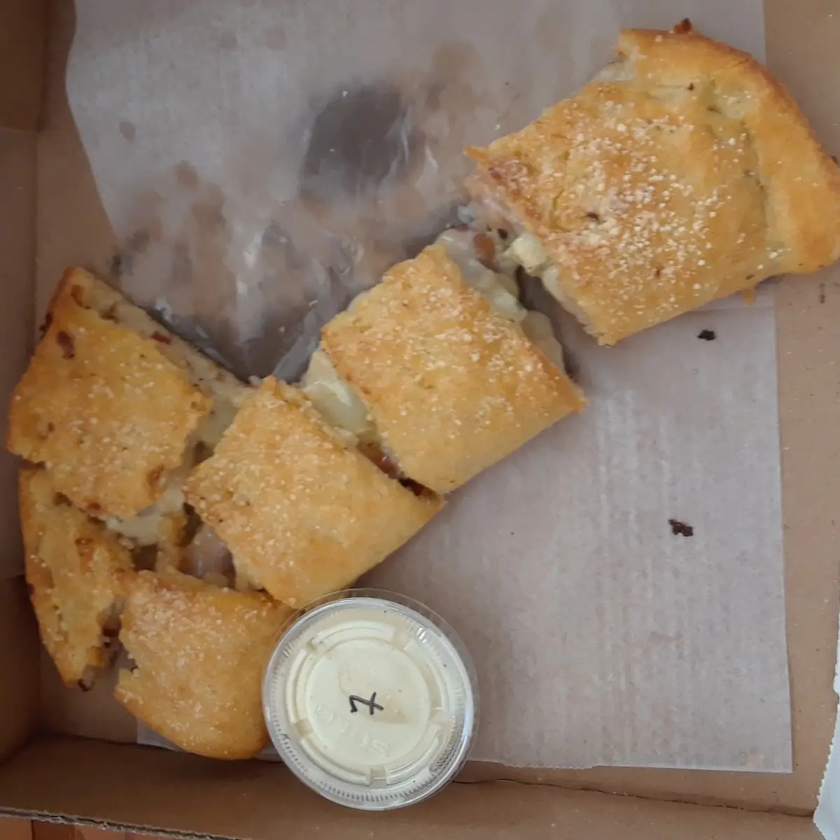Chicken Bacon Ranch Calzone