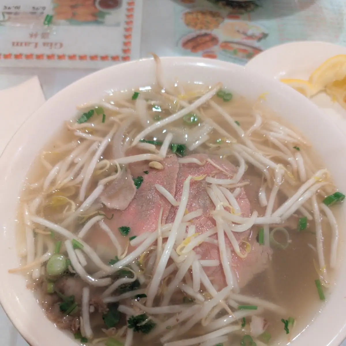Rare Beef Pho Noodles