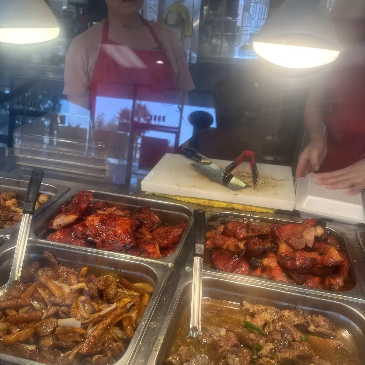 Got Chicken BBQ Pork BBQ Egg Rolls Wings