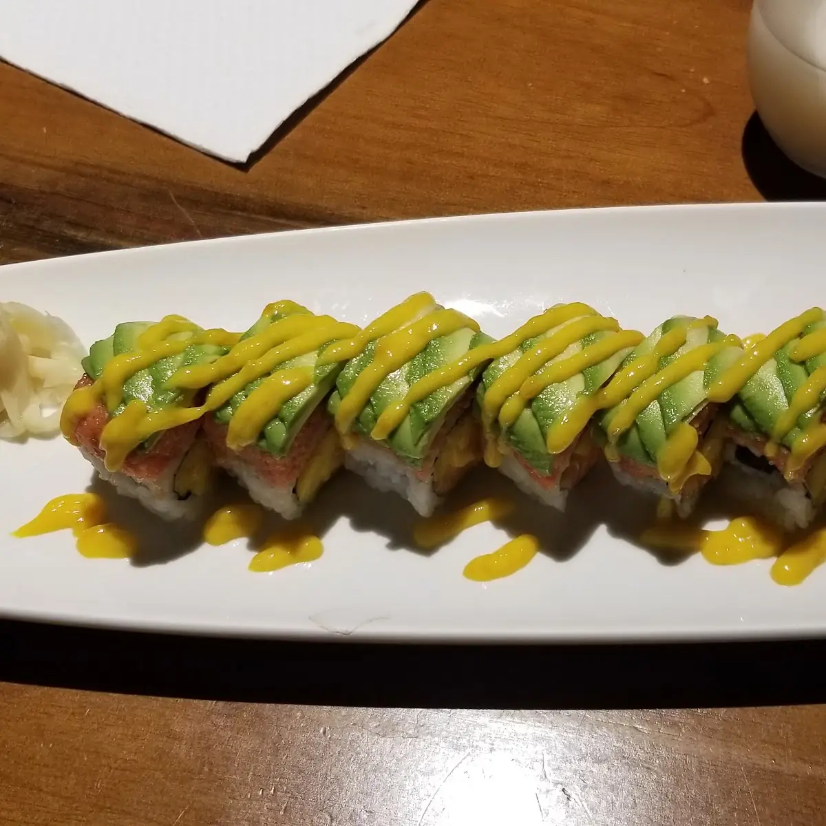 Mango Tango Roll Cooked