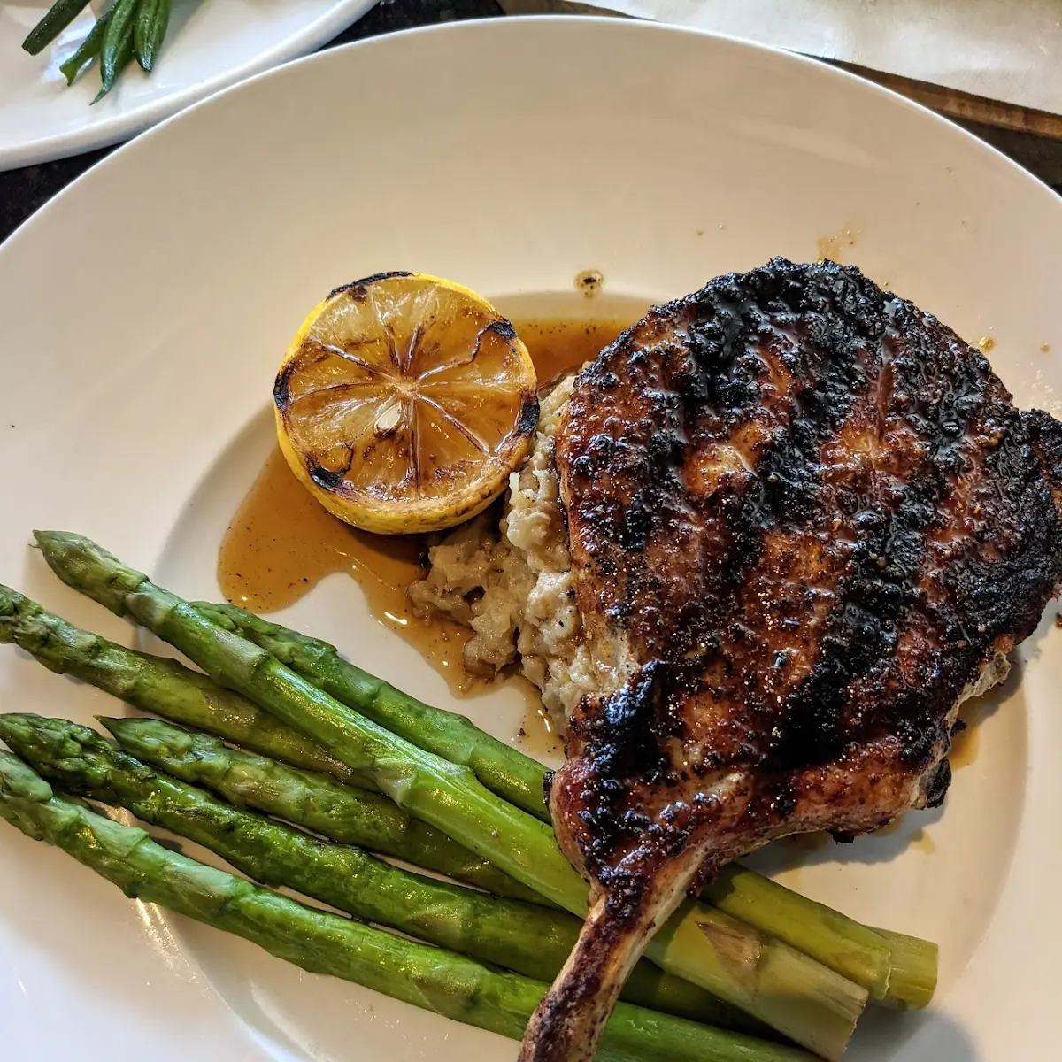 Wood-Grilled Dry-Rubbed Pork Chop