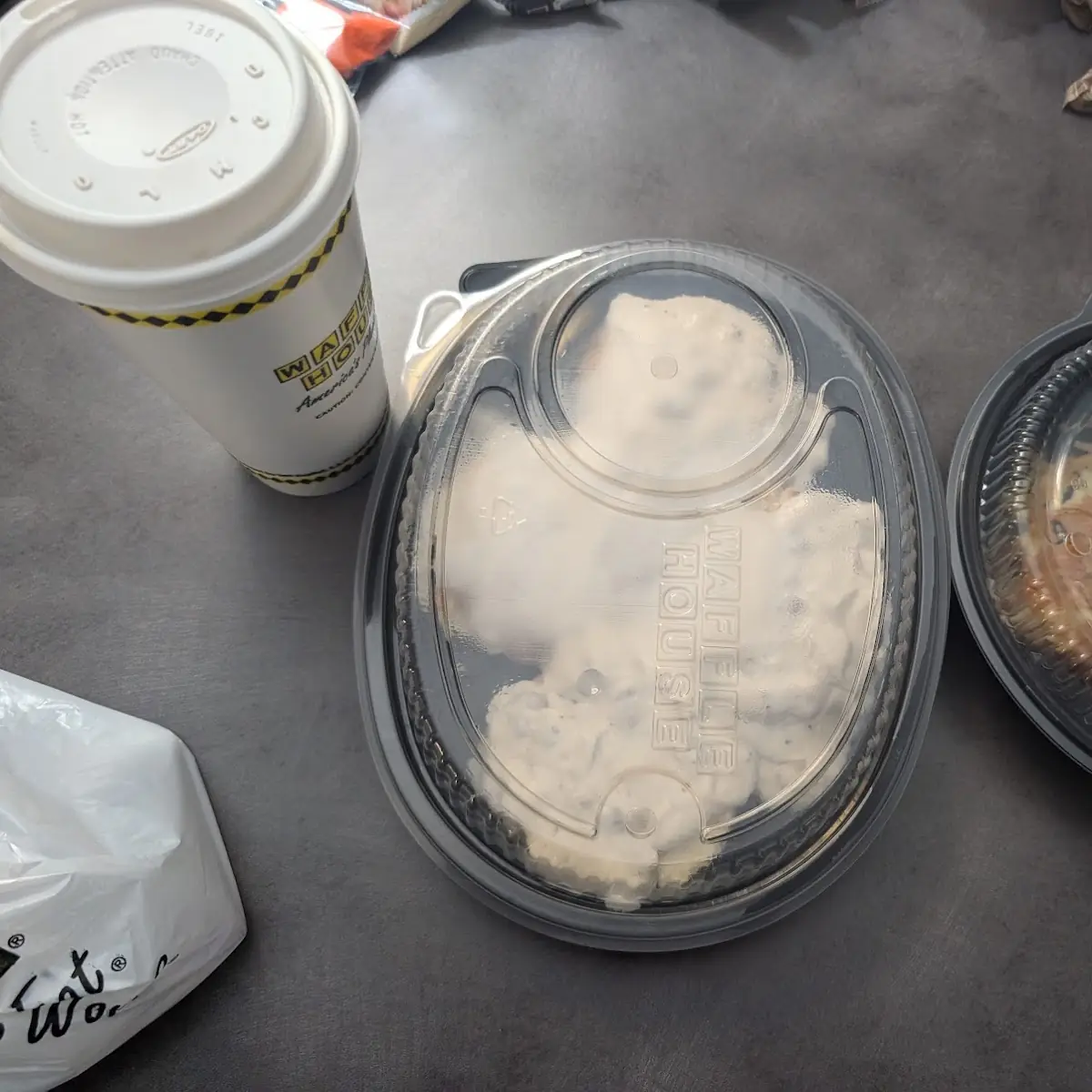 Biscuits and Gravy with Hash Browns