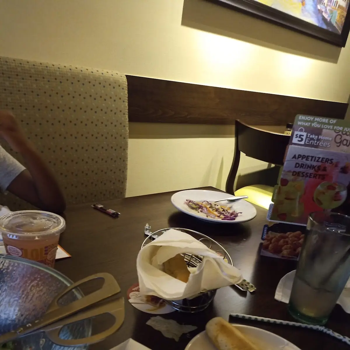 Salad and Bread Sticks