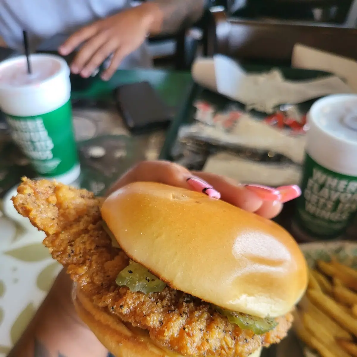 Lemon Pepper Chicken Sandwich Combo