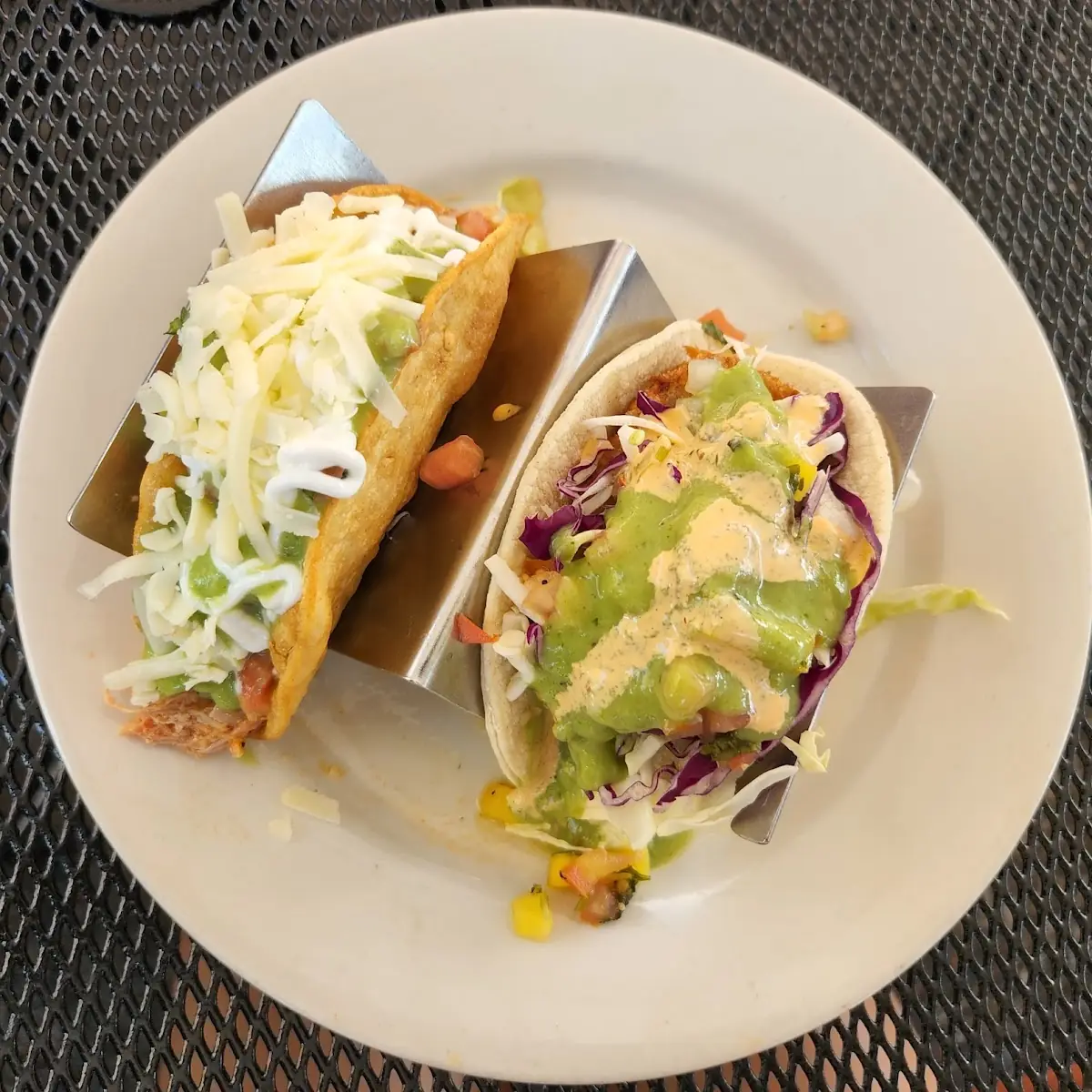 Crunchy Chicken Taco and Fish Taco
