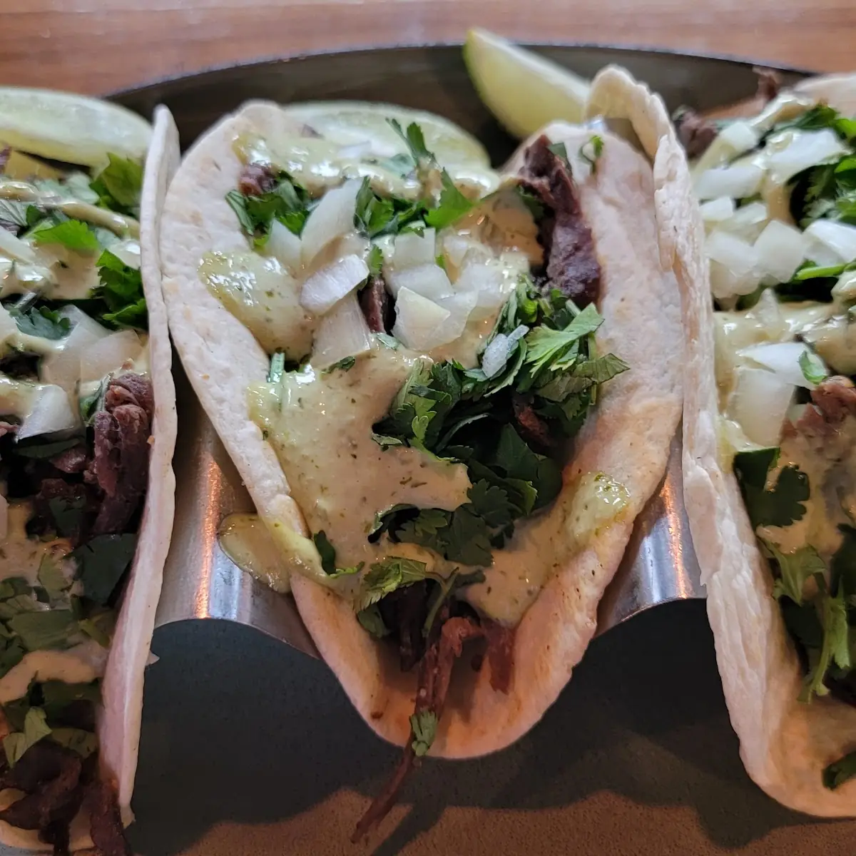 Shawarma Caprese Flatbread