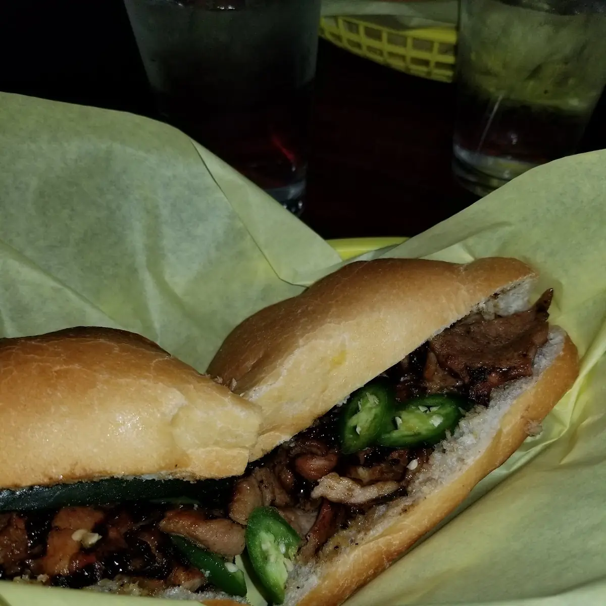 Grilled Pork Banh MI Sandwich