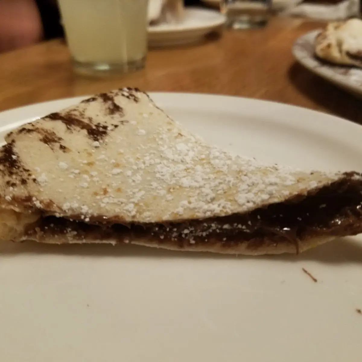 Nutella Dessert Pizza