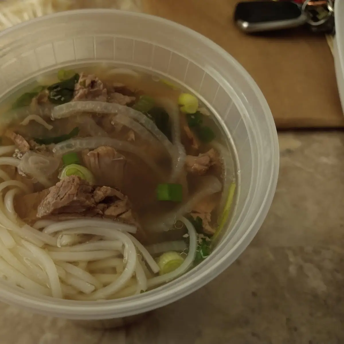 Pho Beef and Scallops with Miso Ramen