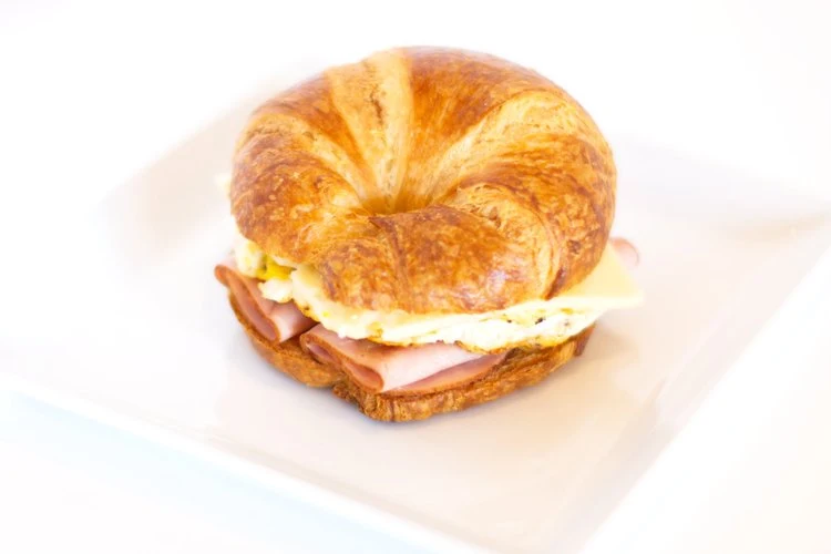 Ham Egg & Cheese Croissant