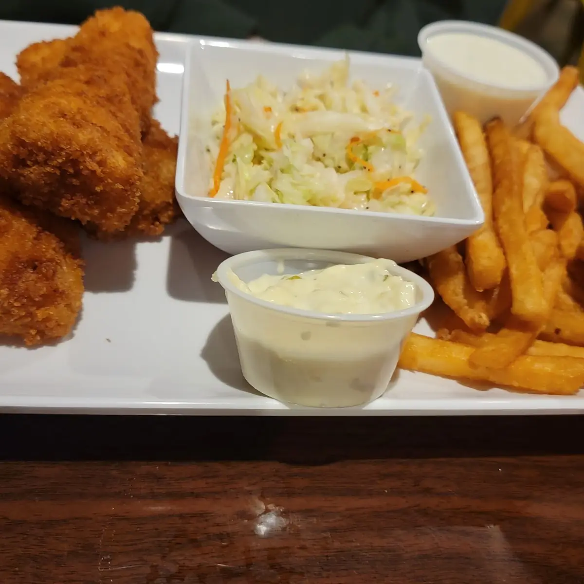 Battered Fish and Chips
