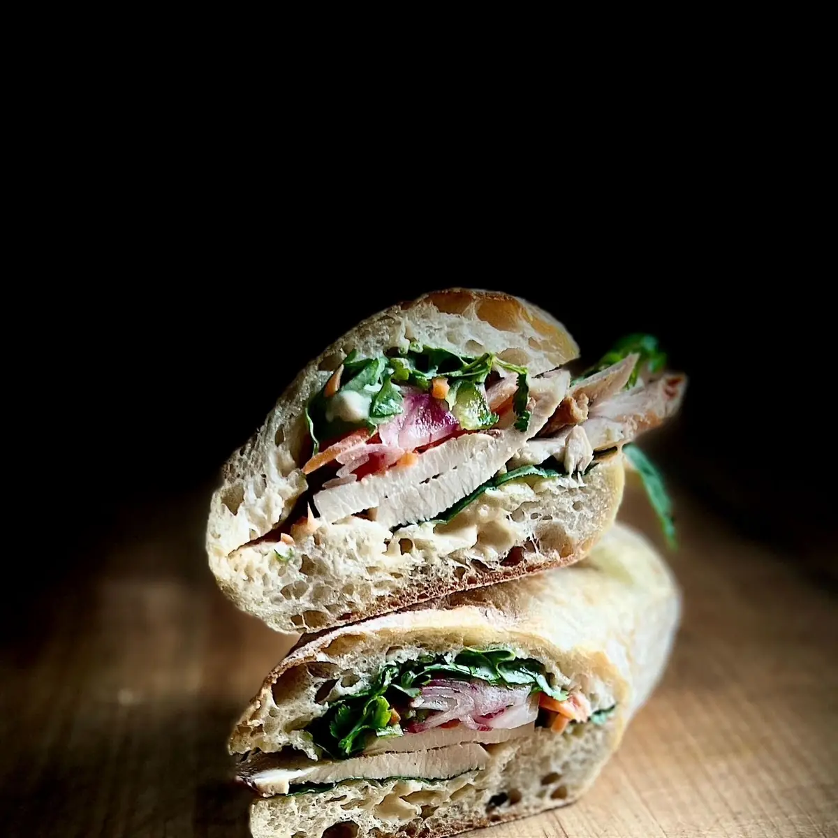 Cran-Apple Roast Chicken Wrap DF