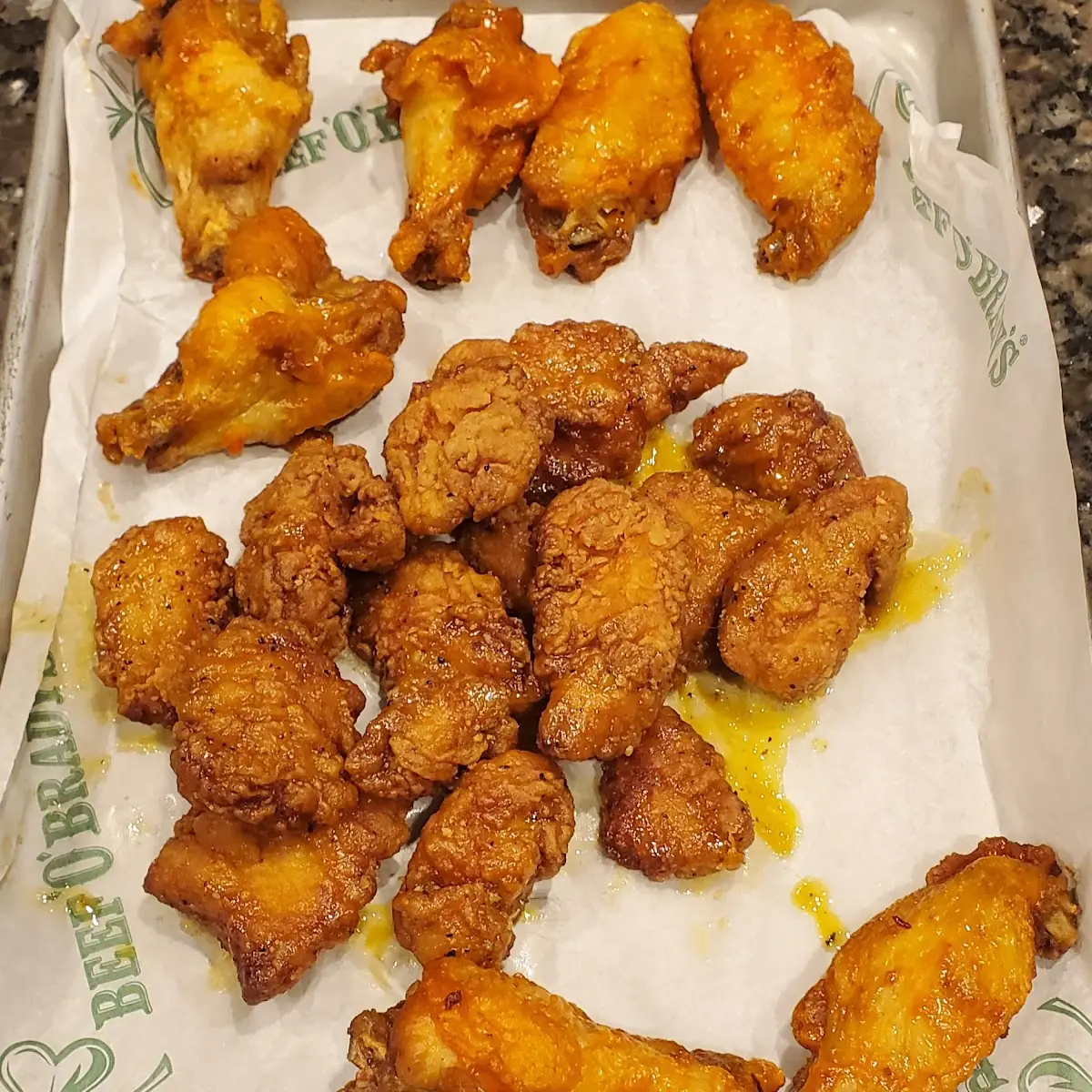 Traditional Buffalo & Boneless Garlic Parmesan Wings