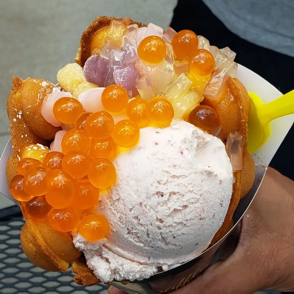 Boba Bubble Waffle
