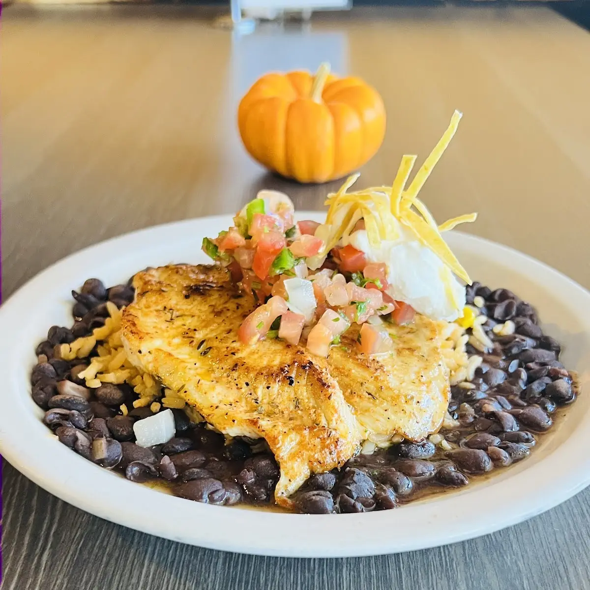 Chile Relleno Rice and Beans