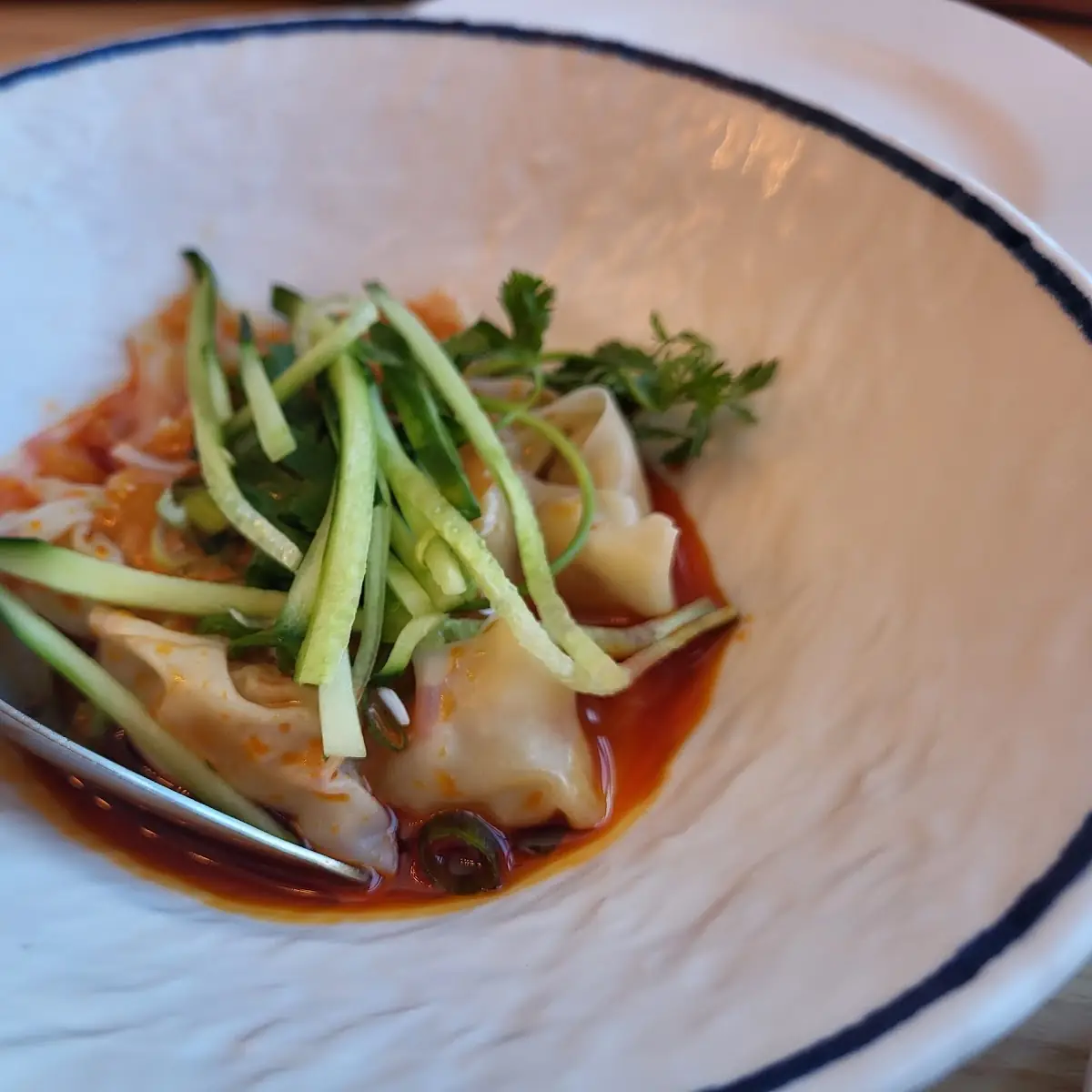 Pork Wonton in Chili Sauce