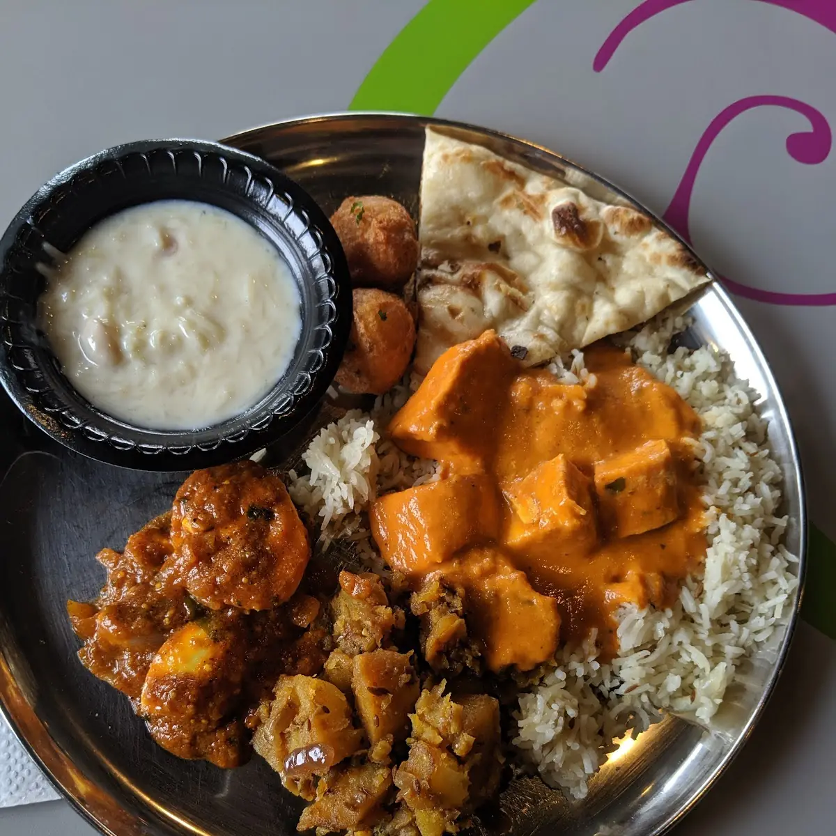 Lunch Buffet Plate Indian