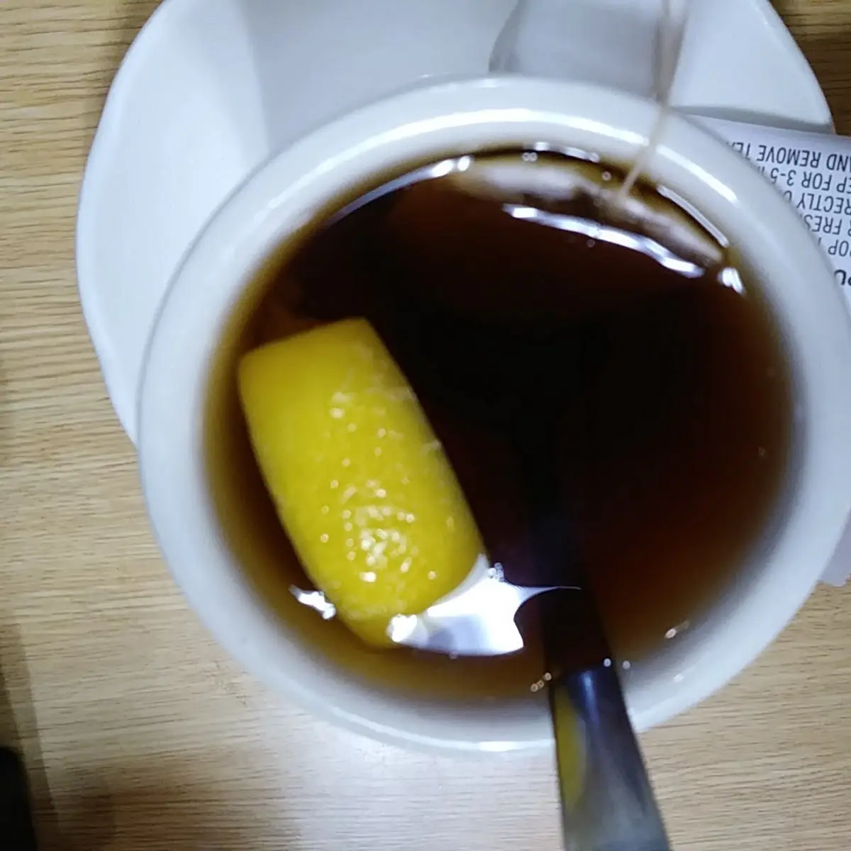 Hot Tea with Lemon