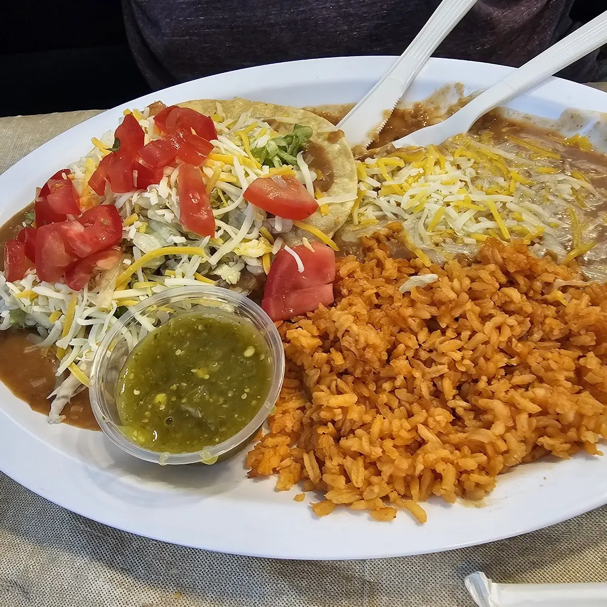 Rice Beans & Cheese
