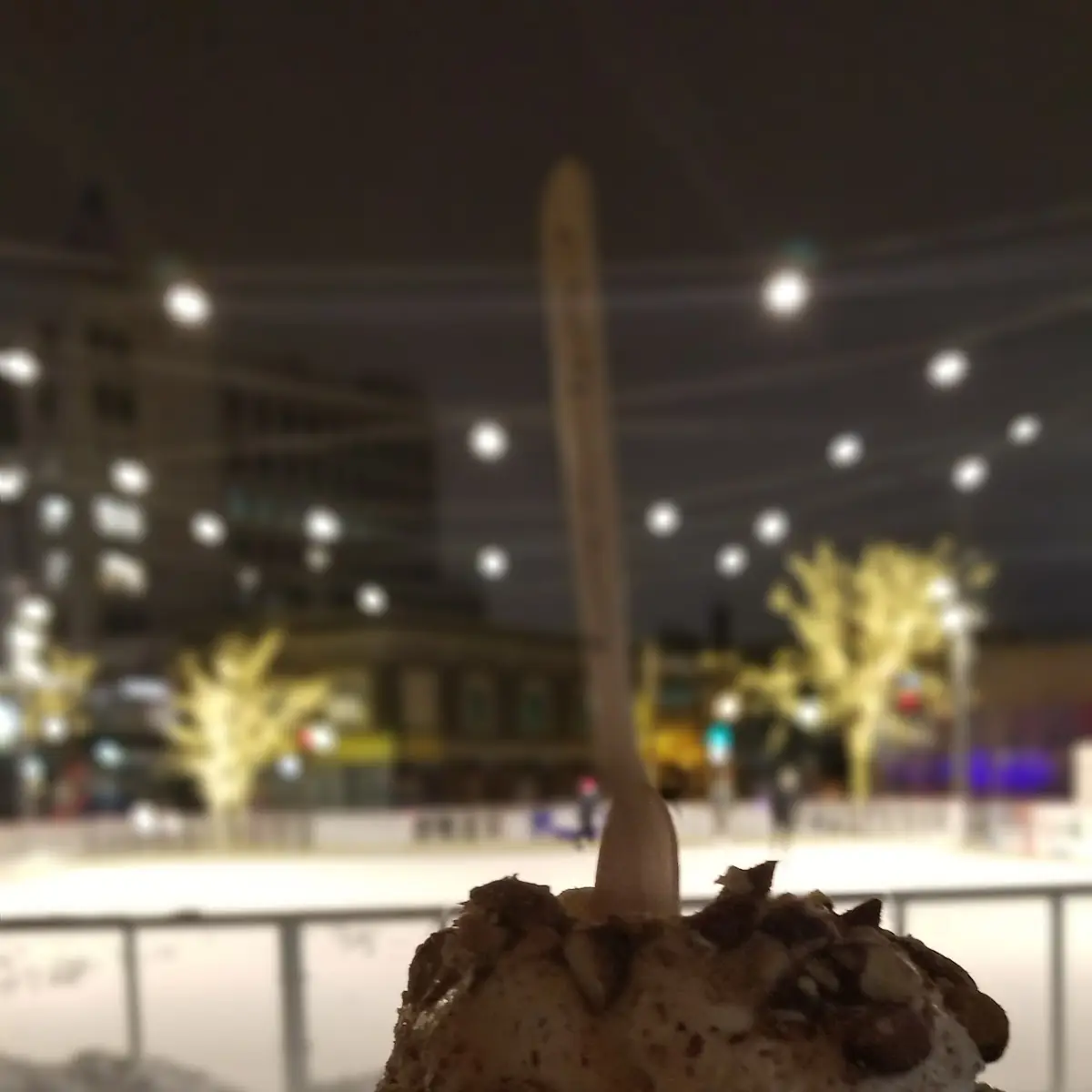 Vanilla Bean with a Waffle Cone