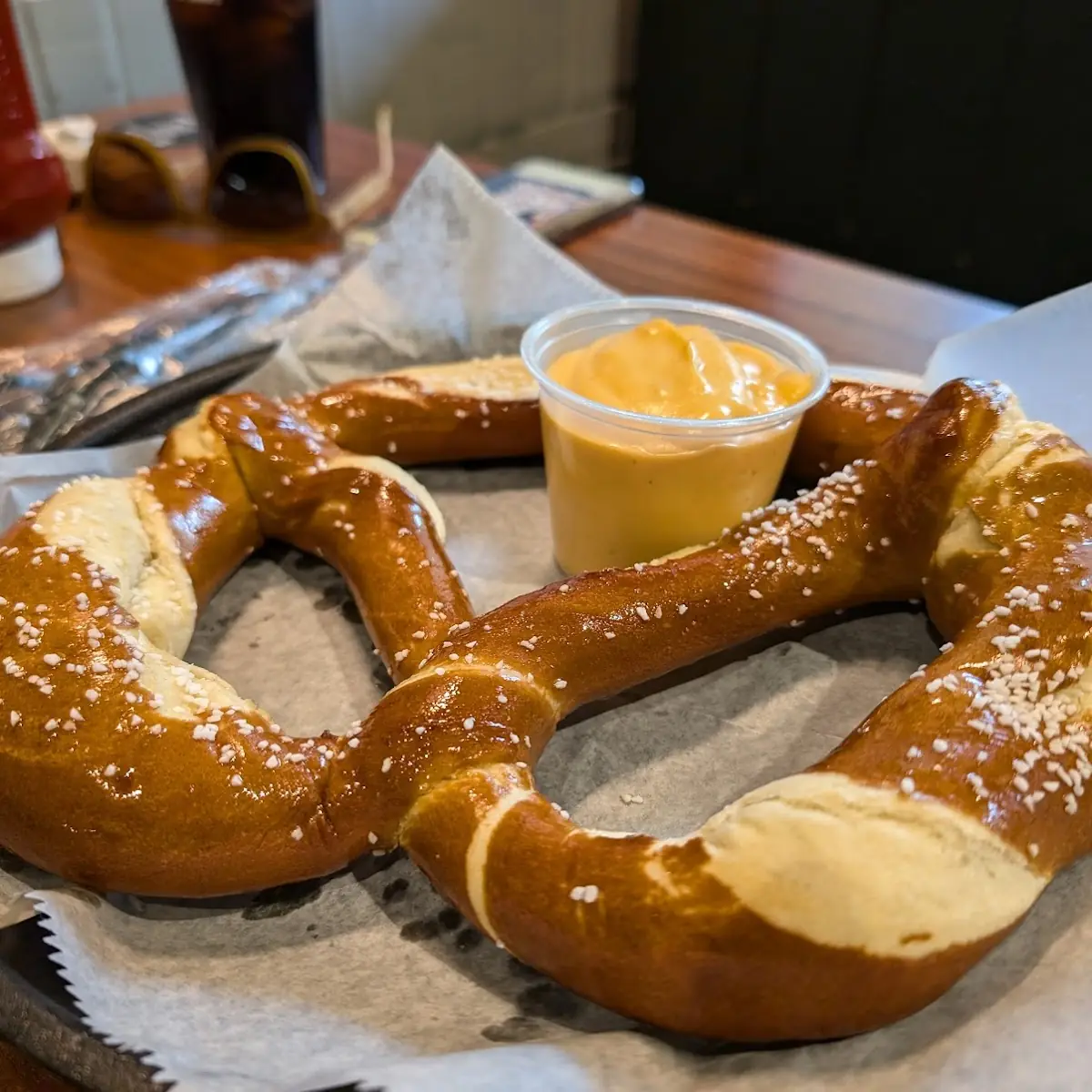 Giant Soft Pretzel with Beer Cheese Dip