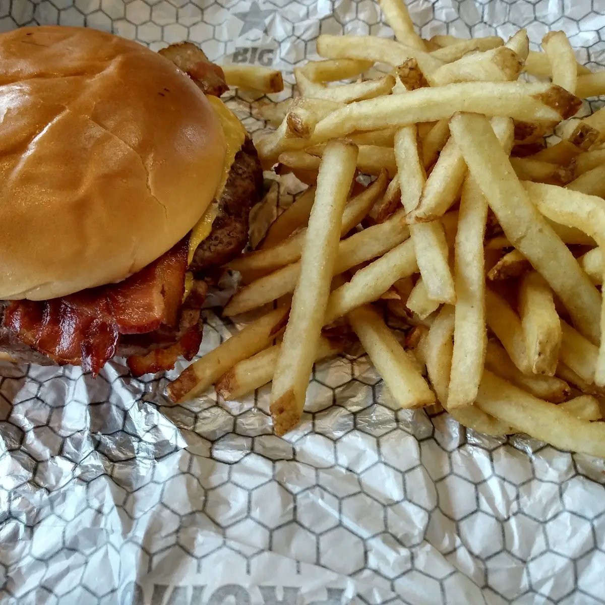 Number 4 Double Monster Burger Combo