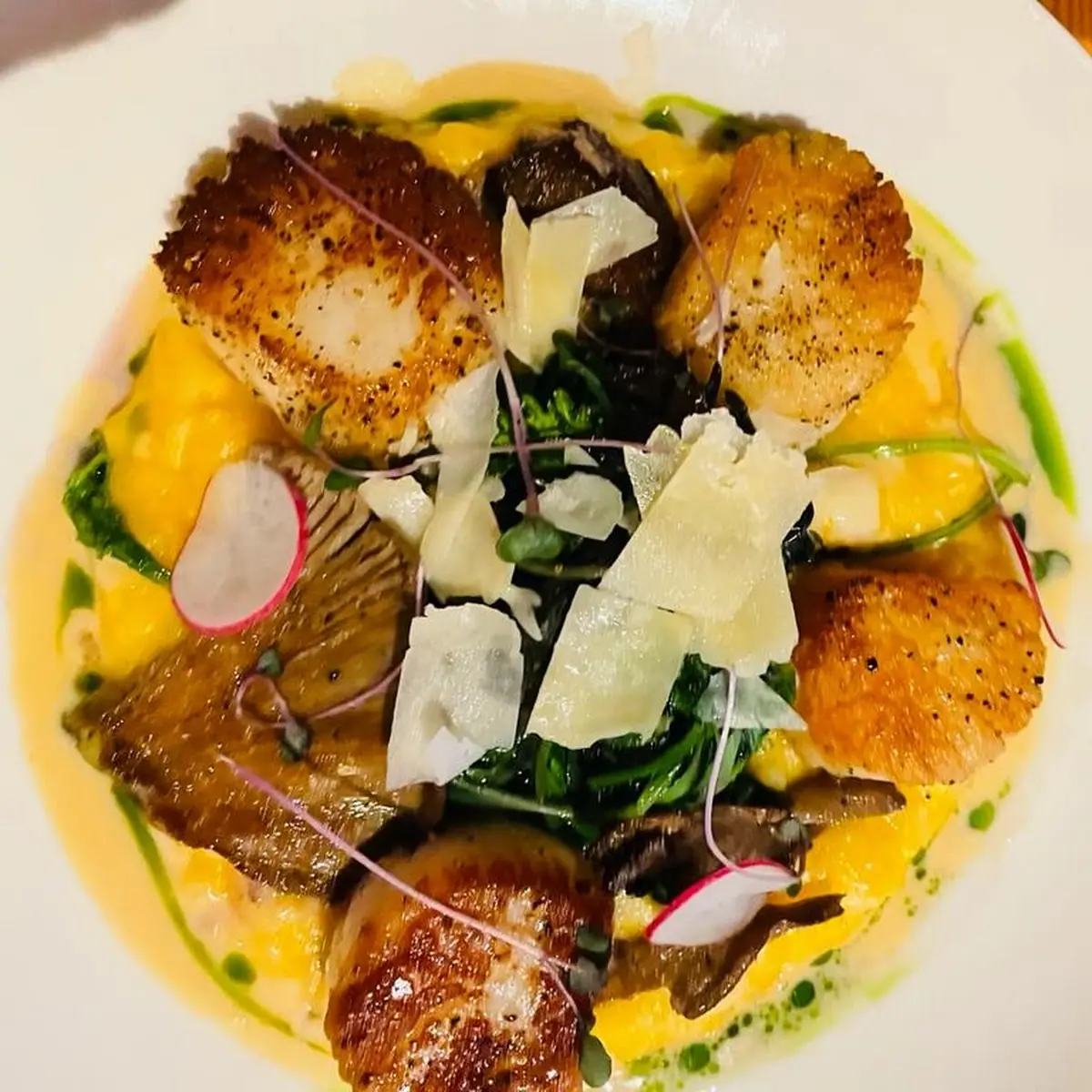 Pan Seared Day Boat Scallops