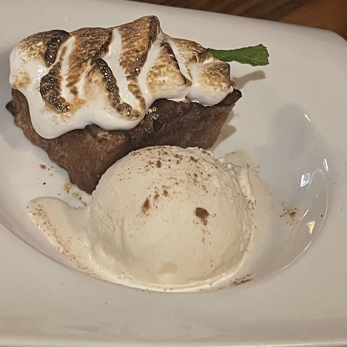 Sweet Potato Bread Pudding with Ellen’S Vanilla Ice Cream