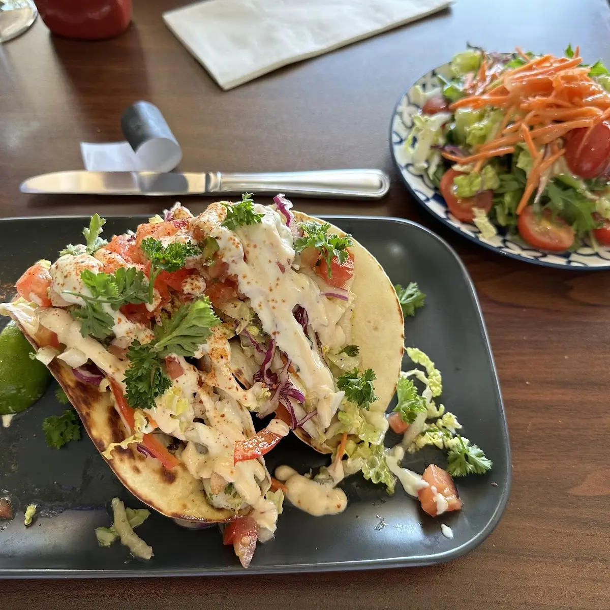 Shrimp Tacos Dinner