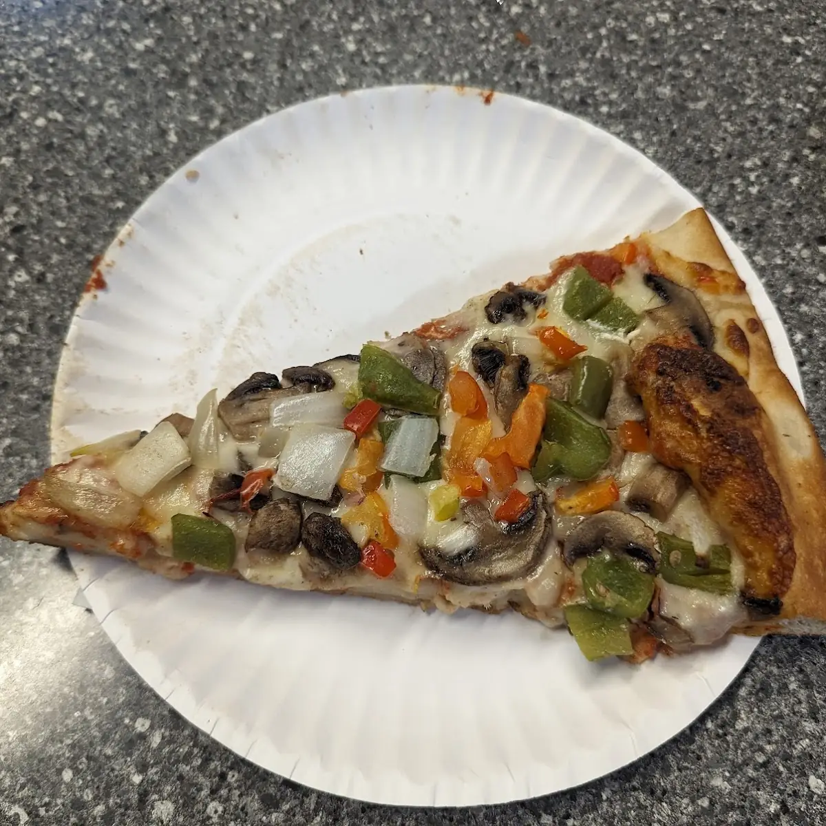 Vegetable Pizza Slice