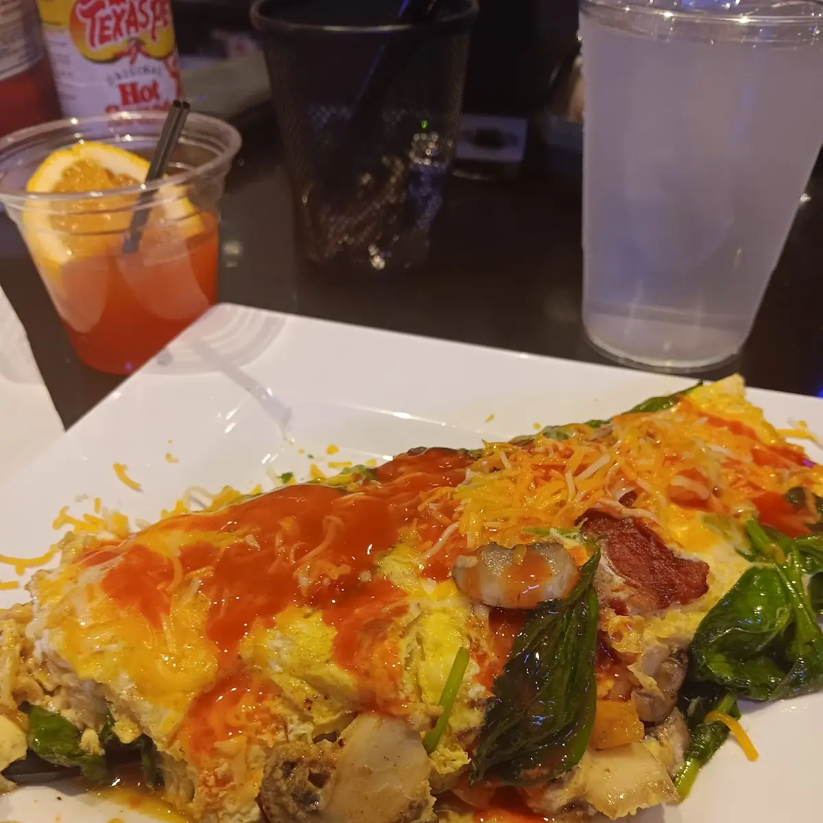 Beef Bacon Omelette