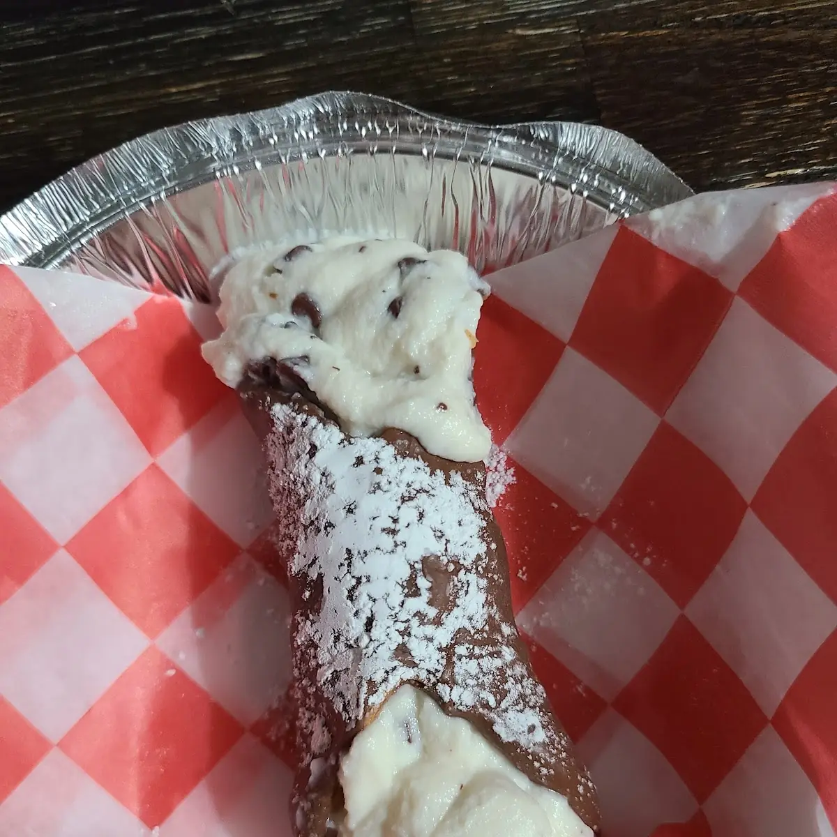 Large Chocolate Dipped Cannoli