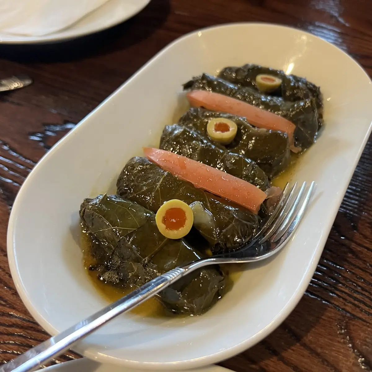 Dolmeh Stuffed Grape Leaves