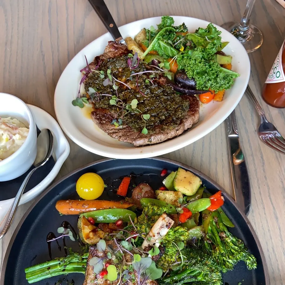 Rib-Eye Steak Dinner